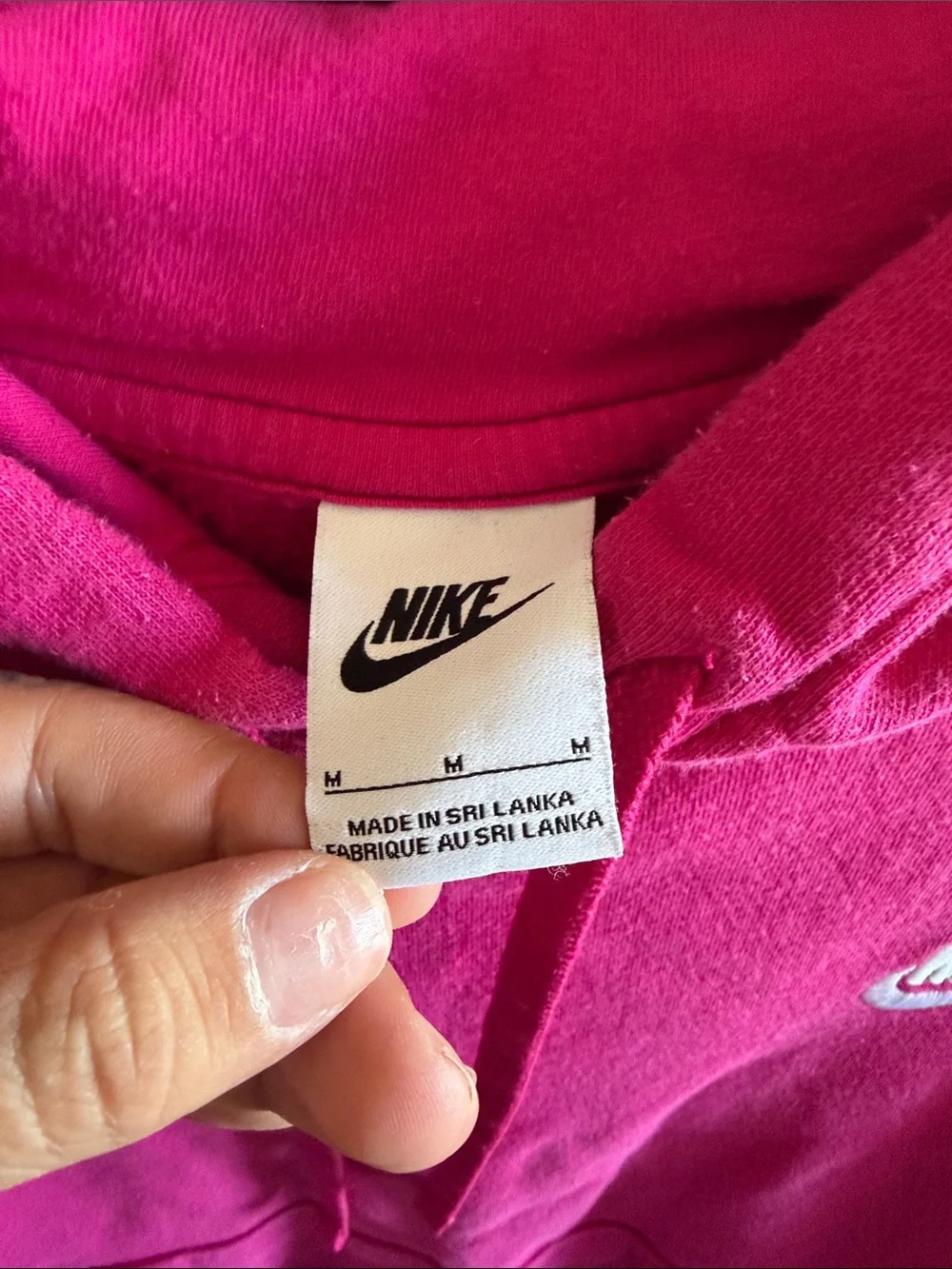 Nike Hot Pink Hoodie with Pink Camo Backpack Set